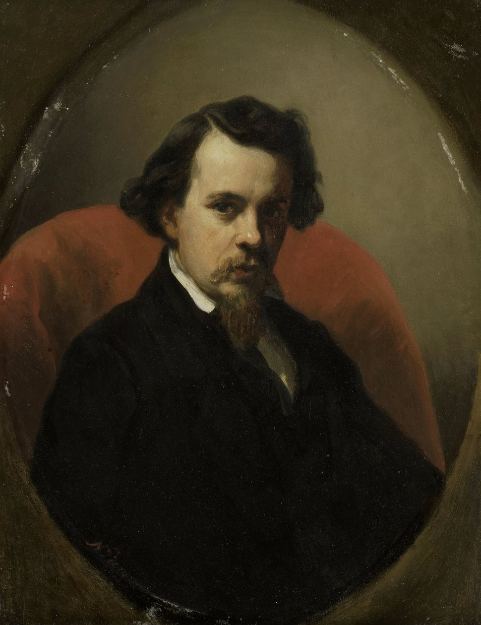 Portrett av Charles Henri Joseph Leicker, maler av Nicolaas Pieneman (signed by artist)