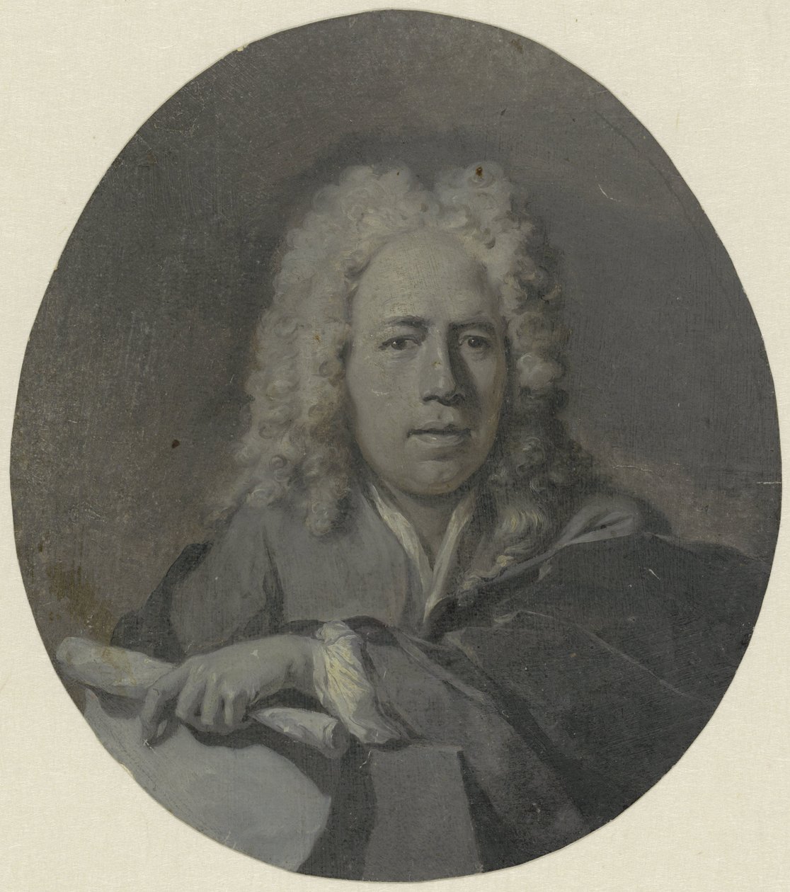 Portrett av maleren Carel Borchaert Voet av Nicolaas Verkolje