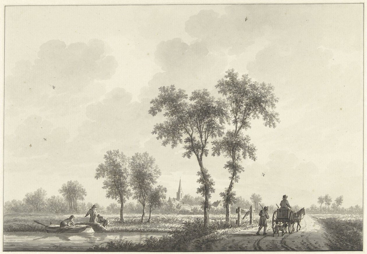 Landsbyen Spijk i Gelderland av Nicolaas Wicart