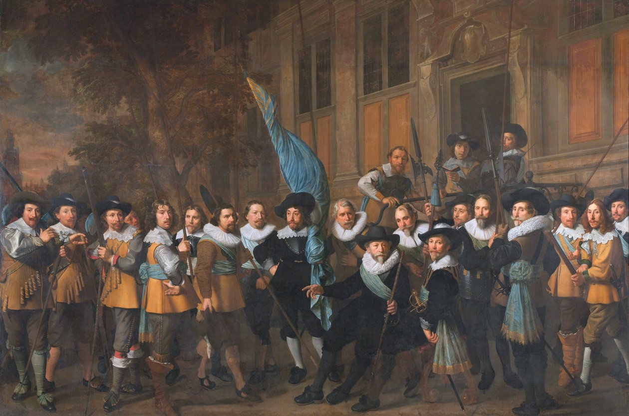 Civic Guards fra selskapet til kaptein Jan Claesz Vlooswijck av Nicolaes Eliaszoon Pickenoy