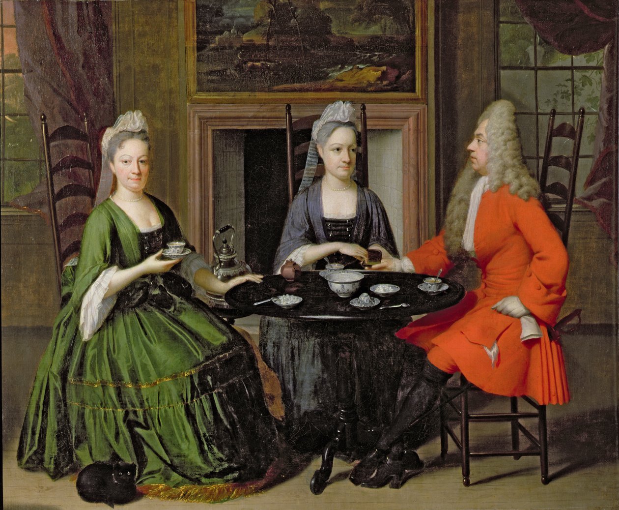 Et teselskap av Nicolaes Verkolje