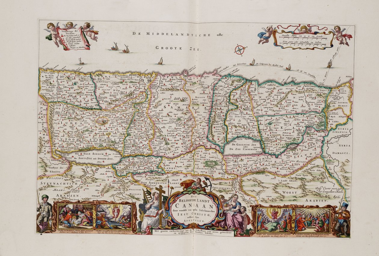 Det lovede land Kanaan av Nicolaes Visscher