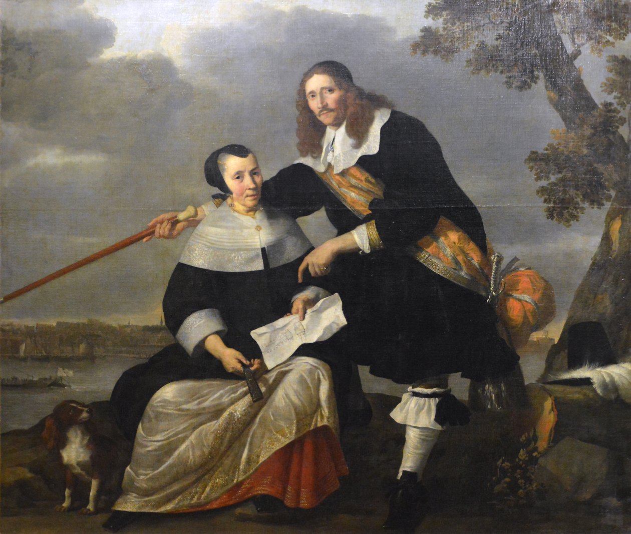 Portrett av Hendryck Henck og kona Catharina Browers av Nicolaes de Helt Stockade