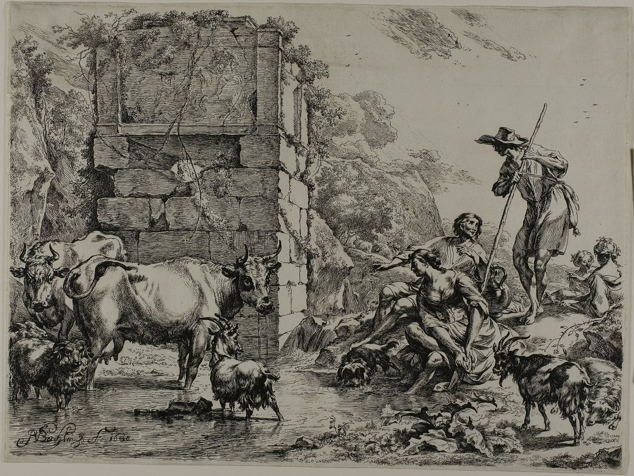 Kudrikking av Nicolaes Berchem