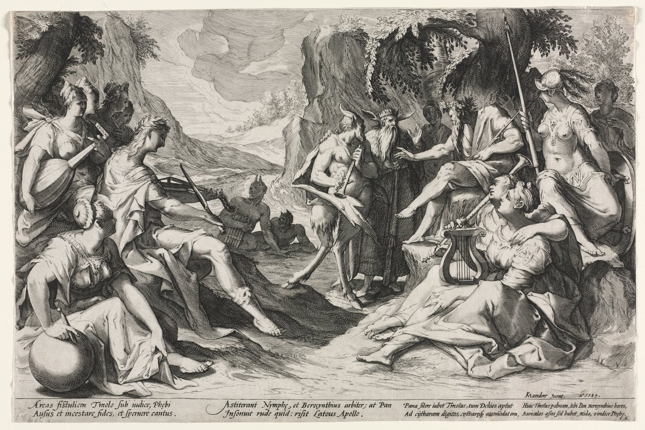 The Judgment of Midas, 1589. av Nicolaes Clock
