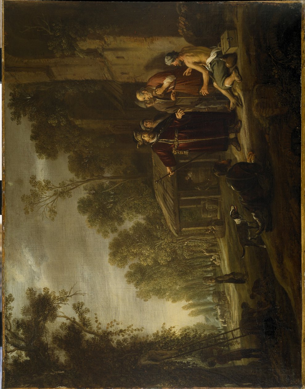 The Parable of Workmen in the Vineyard, ca. 1637 (olje på lerret) av Nicolaes Cornelisz (c.1592 1655) Moeyaert