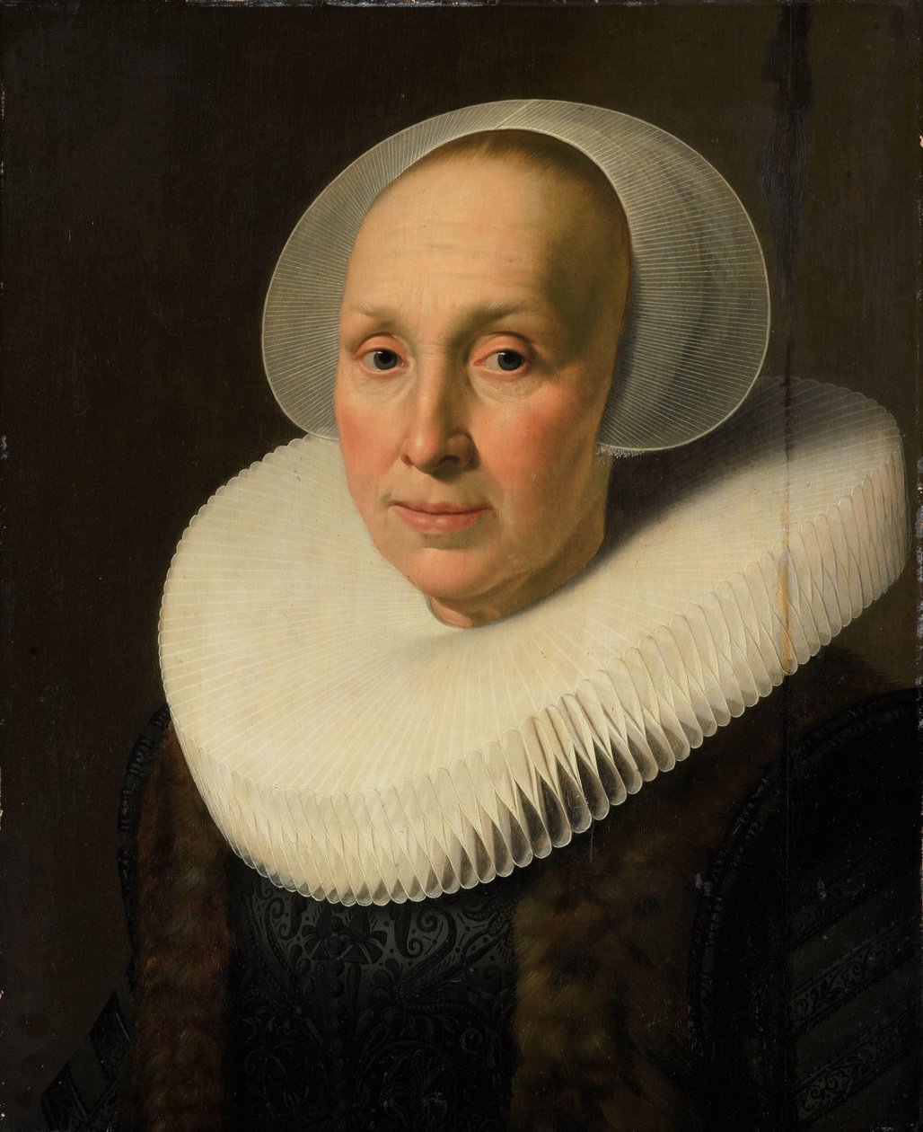 Portrett av Margriet Benningh (1565-1641) av Nicolaes Eliasz Pickenoy (attributed to)