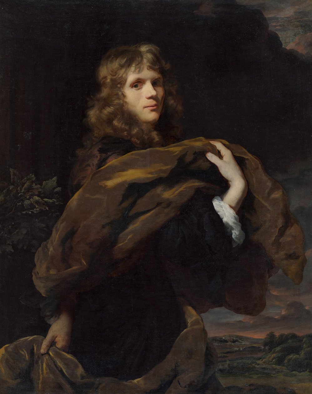 Portrett av en ung herre av Nicolaes Maes