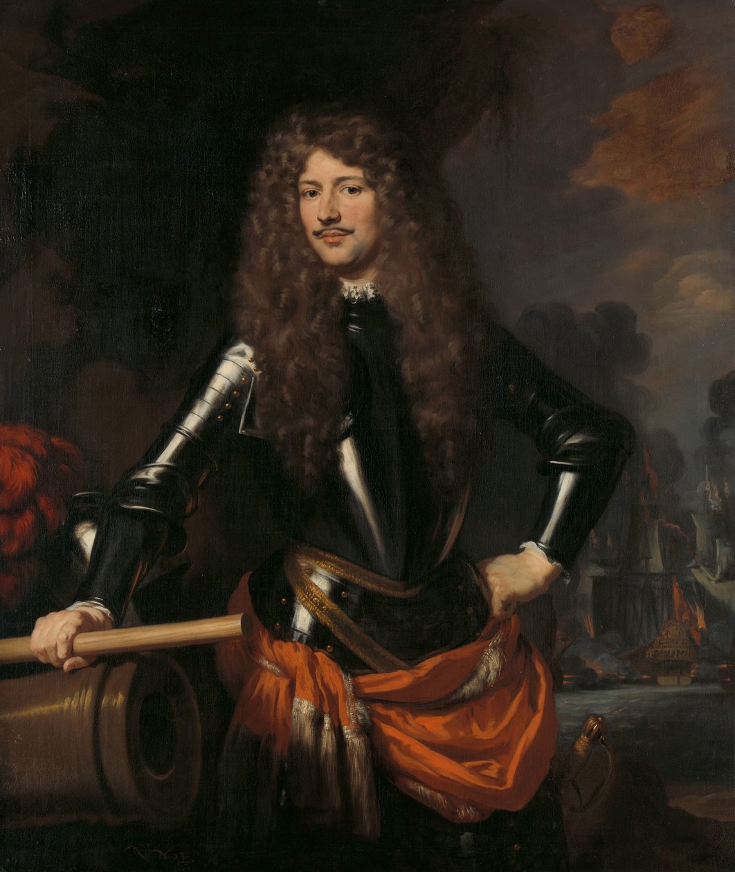 Cornelis Evertsen, løytnant-admiral av Zeeland Cornelis Evertsen (1642-1706). Løytnantadmiral av Zeeland av Nicolaes Maes