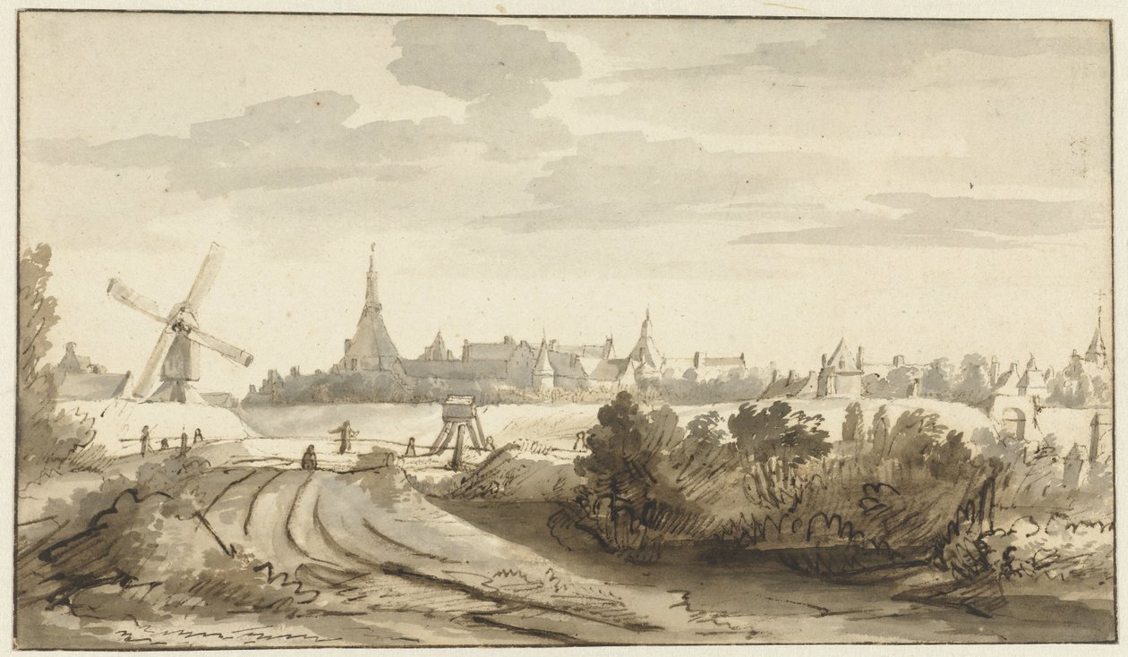 Utsikt over Ravestein av Nicolaes Maes