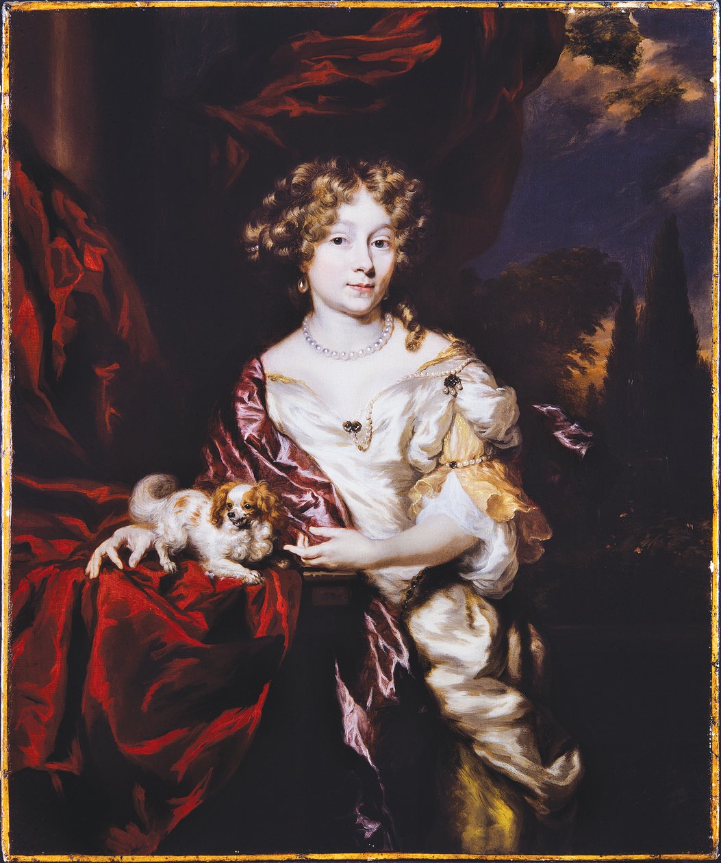 Portrett av en dame, 1677 av Nicolaes Maes
