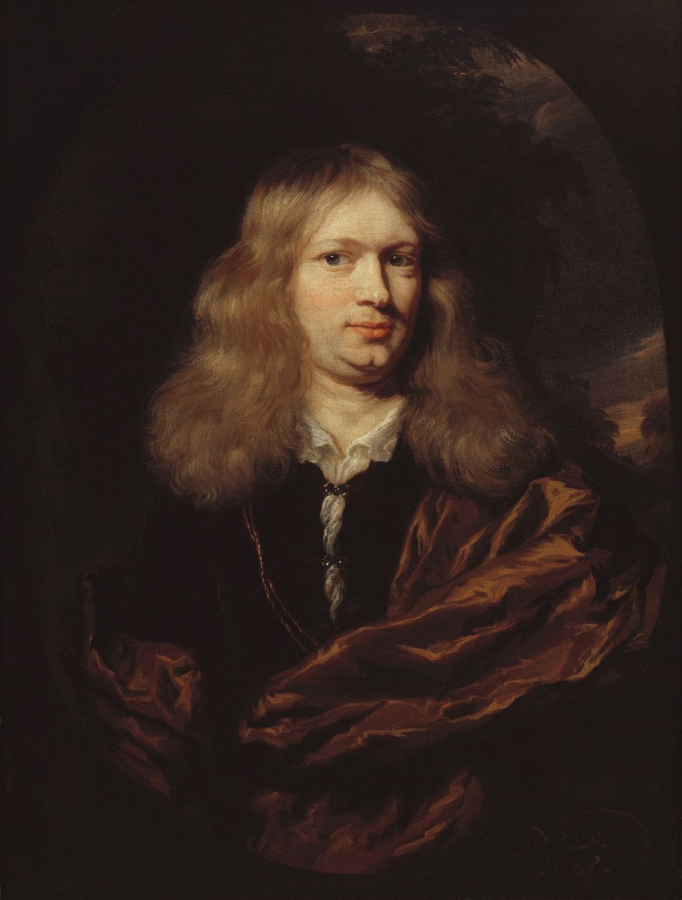 Portrett av en ung mann av Nicolaes Maes