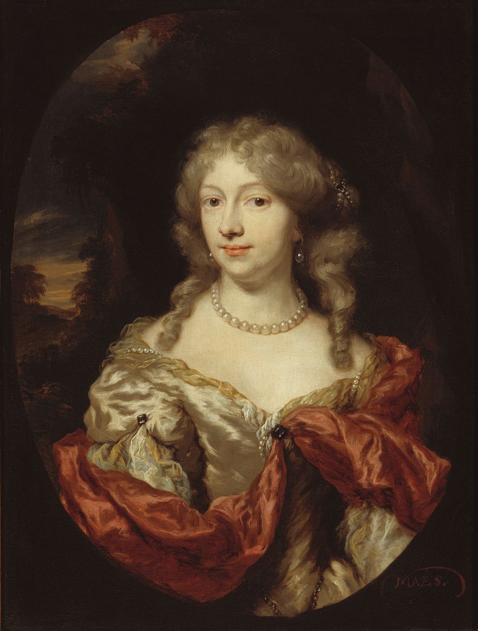 Portrett av en ung dame av Nicolaes Maes