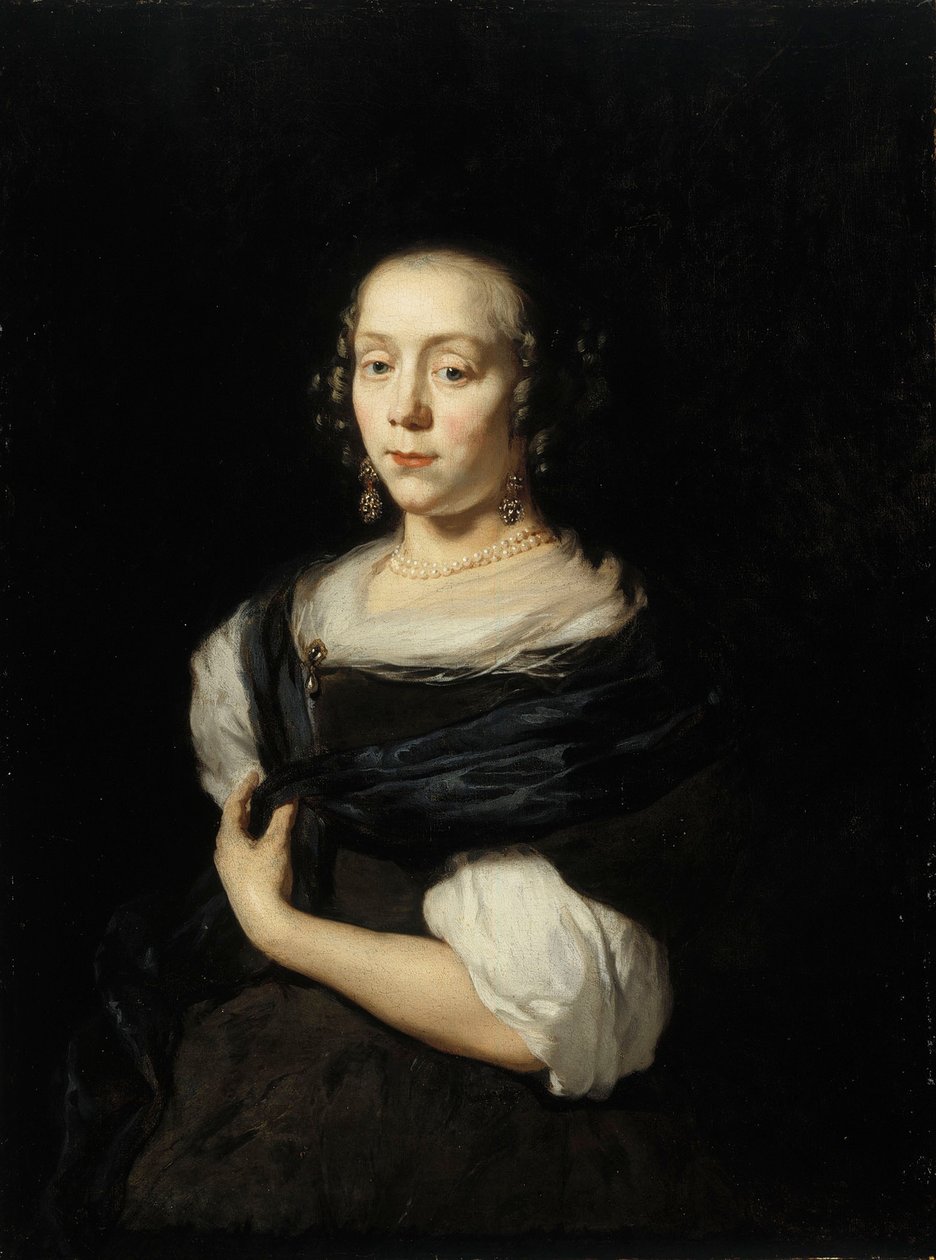 Portrett av en ung dame av Nicolaes Maes