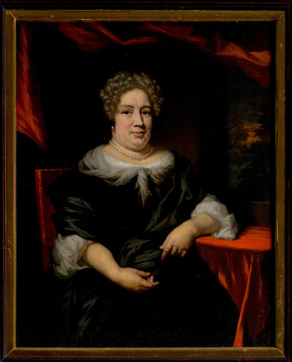 Portrett av en dame av Nicolaes Maes