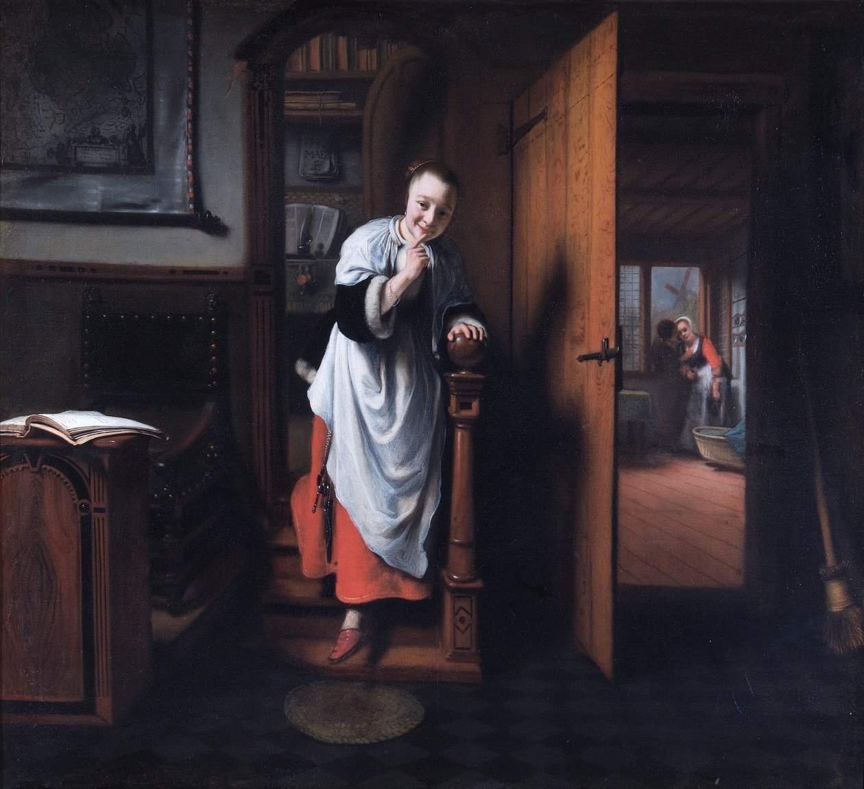 Avlytteren av Nicolaes Maes