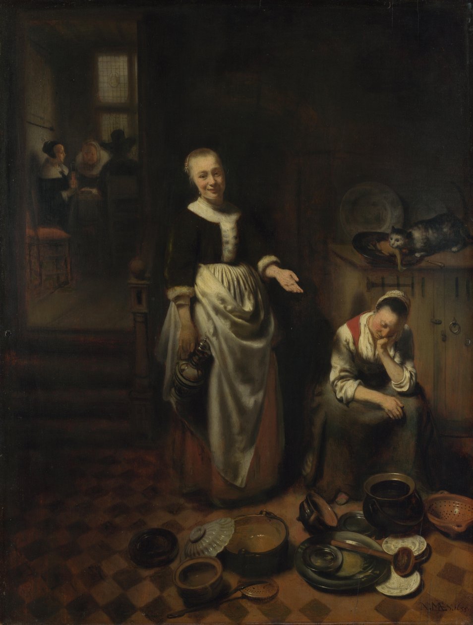 Den ledige tjeneren av Nicolaes Maes