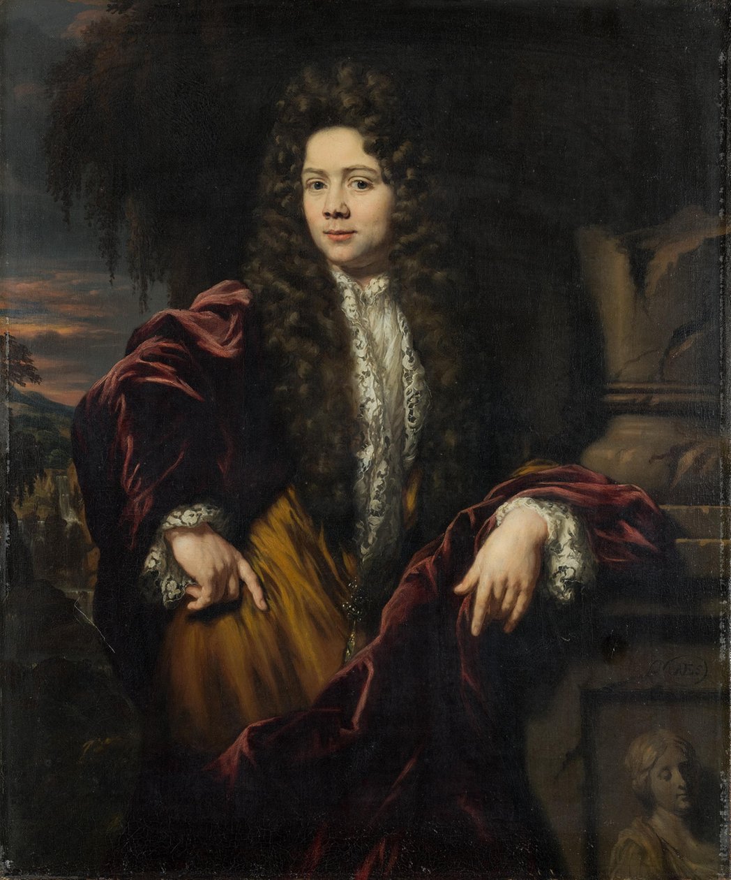 Willem Backer (1656-1731) av Nicolaes Maes