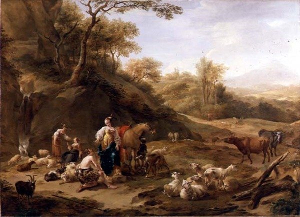 "Granida og Daifilo" av Nicolaes Pietersz. Berchem