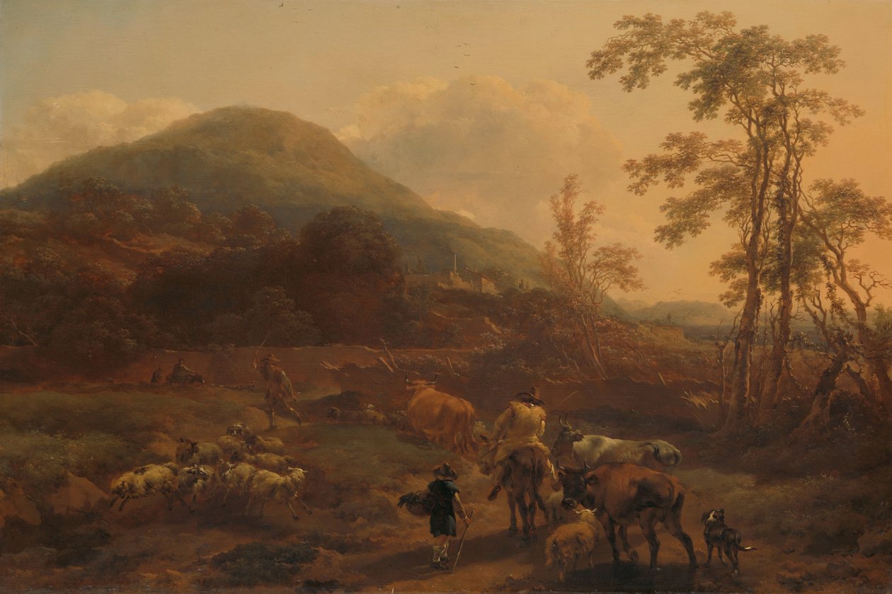 De tre flokkene av Nicolaes Pietersz Berchem