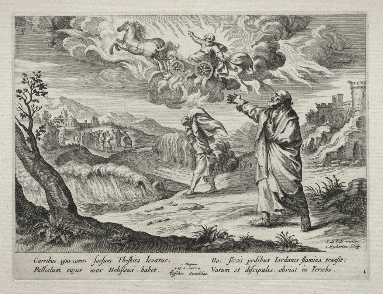 Historien om Elisja, 1643. av Nicolaes Rijckmans