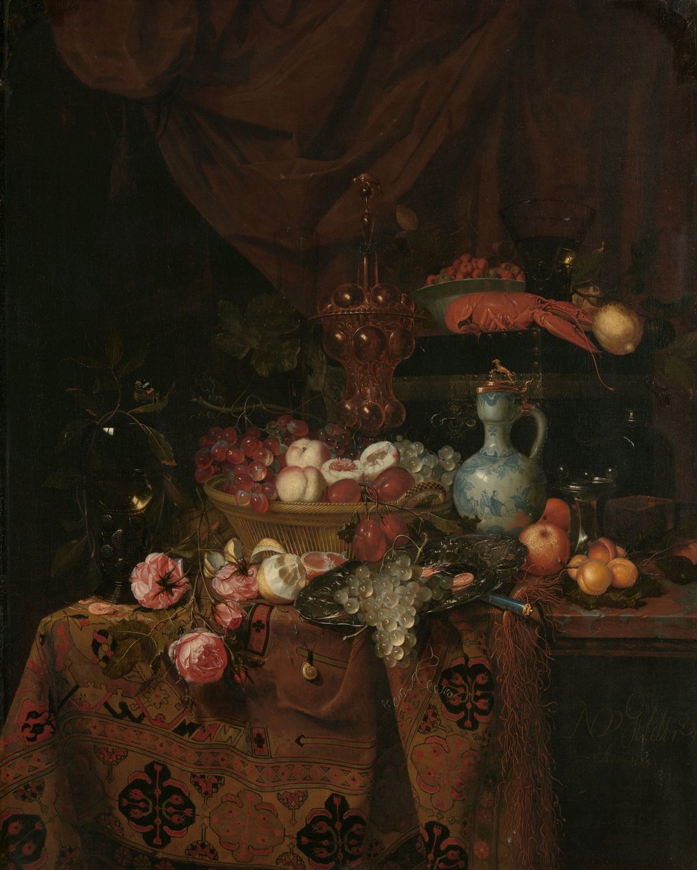 Stilleben av Nicolaes Van Gelder