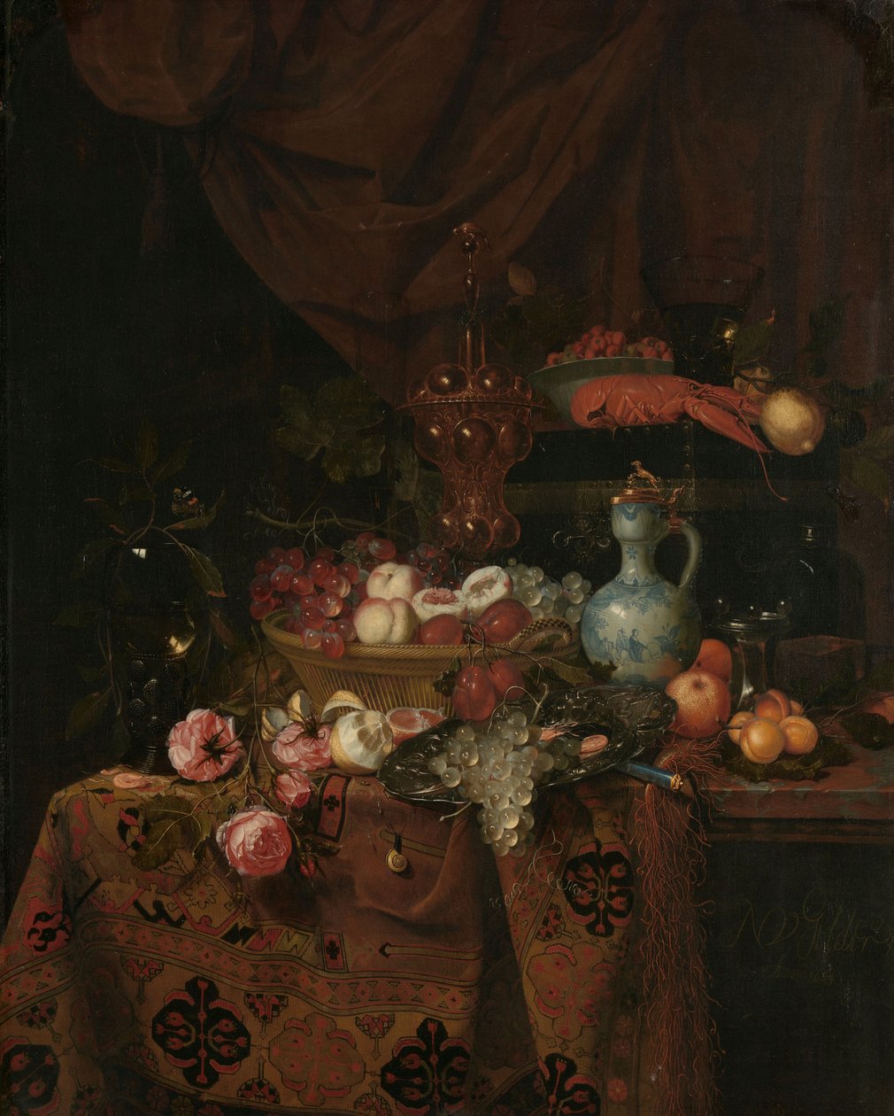 Stilleben av Nicolaes Van Gelder