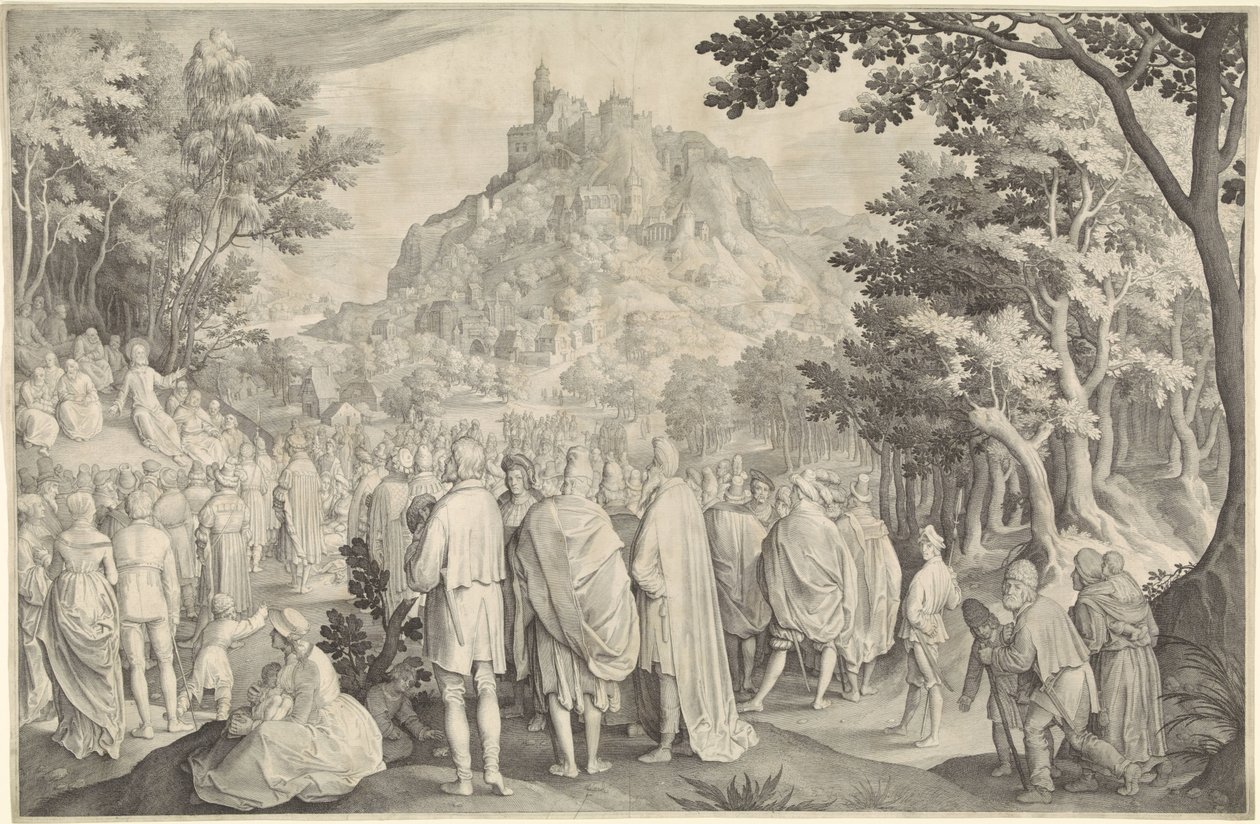 Bergpreken av Nicolaes de Bruyn