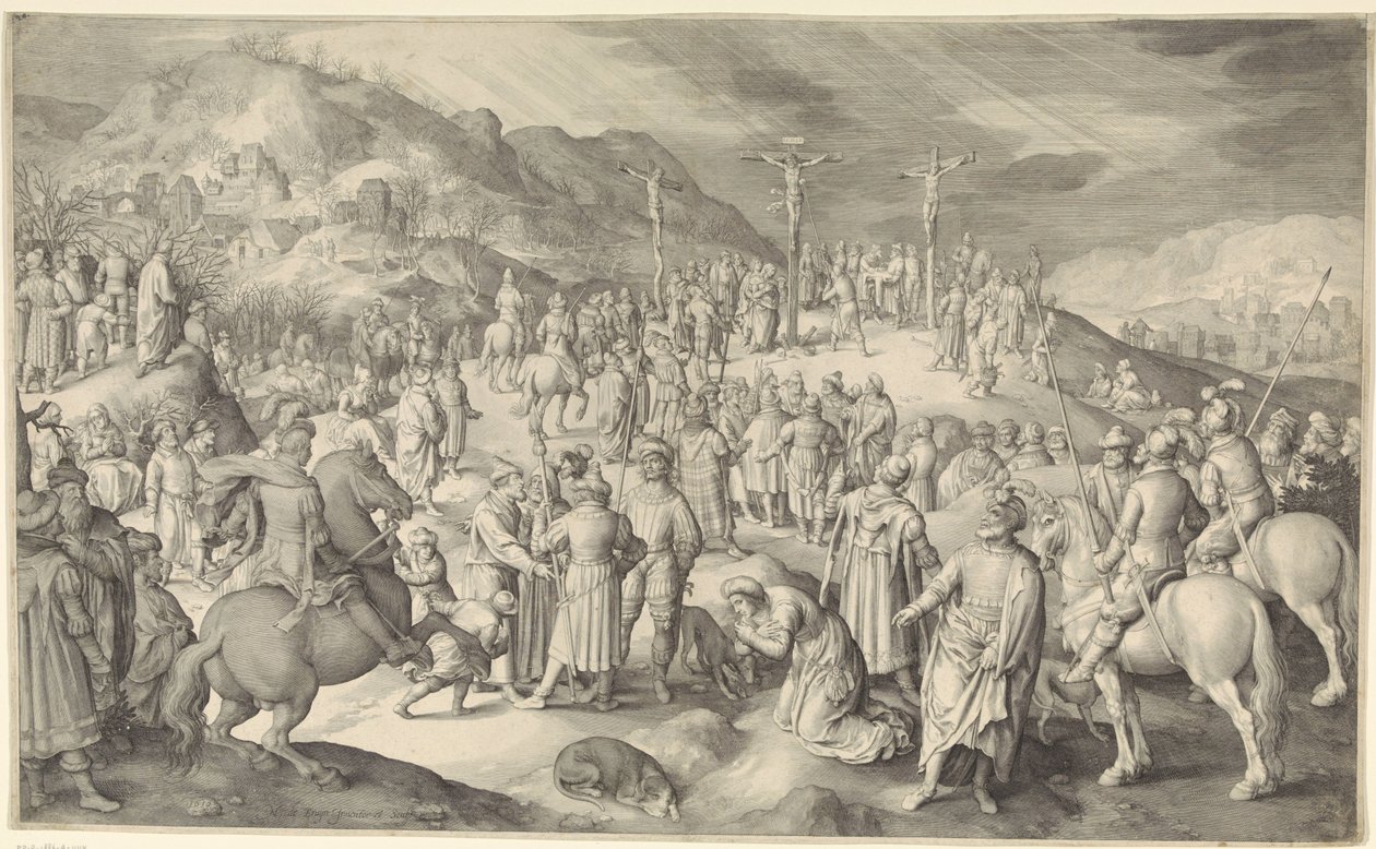 Kristus på korset av Nicolaes de Bruyn
