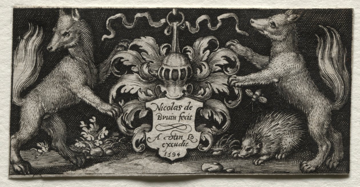 Våpenskjold, 1594. av Nicolaes de Bruyn