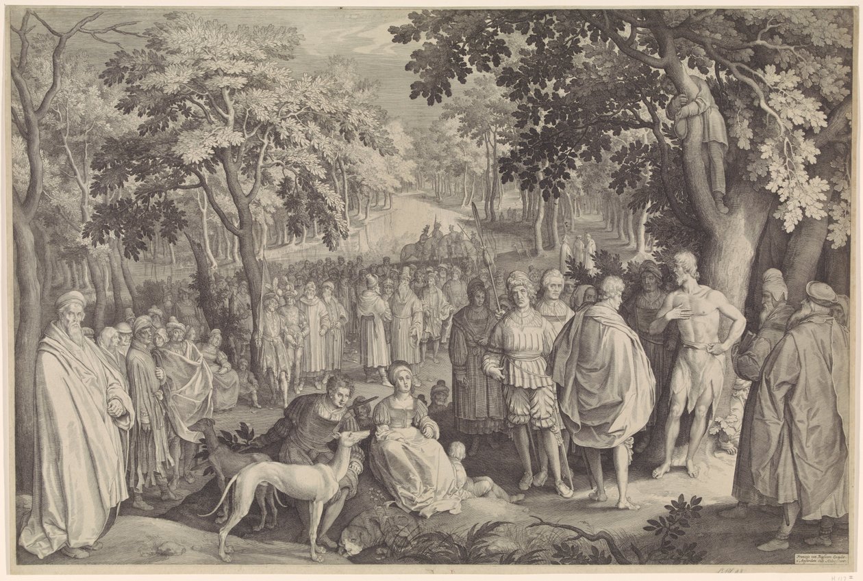 Forkynnelse av døperen Johannes av Nicolaes de Bruyn