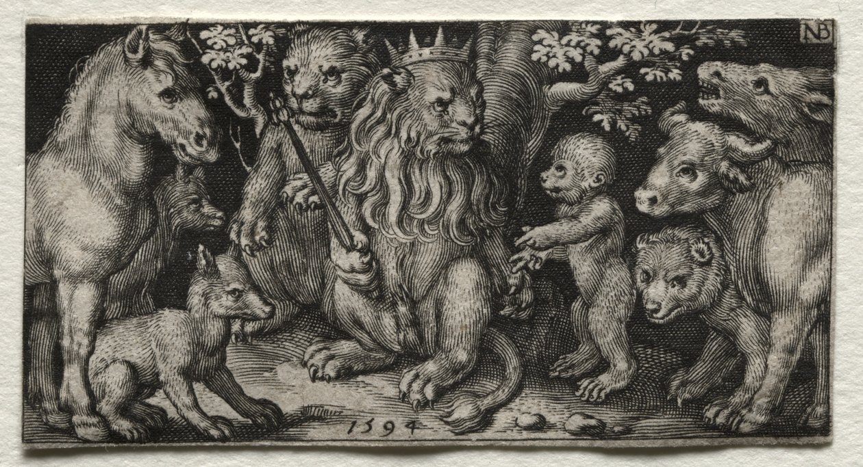 Dyrenes konge av Nicolaes de Bruyn
