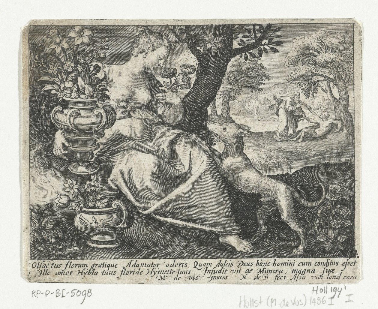 luktesans Fem sanser (serietittel) av Nicolaes de Bruyn