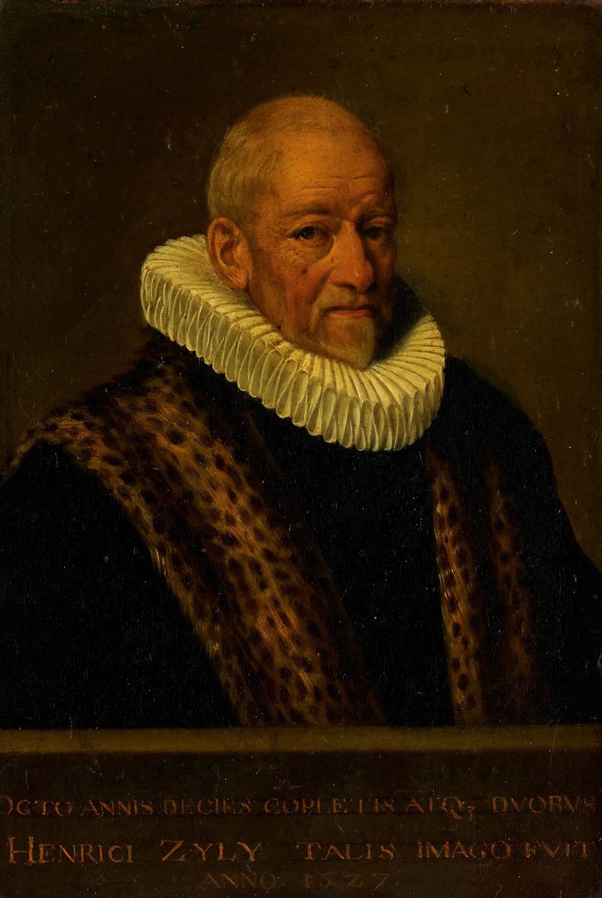 Portrett av Henricus van Zijl (1545-1627) av Nicolaes van Borculo