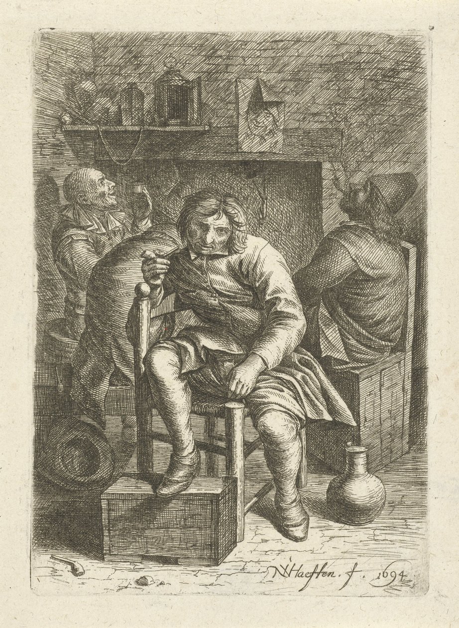 røykende mann av Nicolaes van Haeften