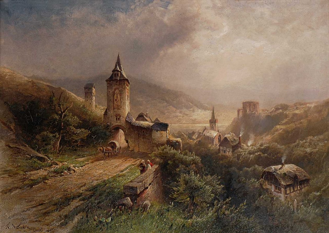 Steegertoren i Bacharach am Rhein av Nicolai Astudin