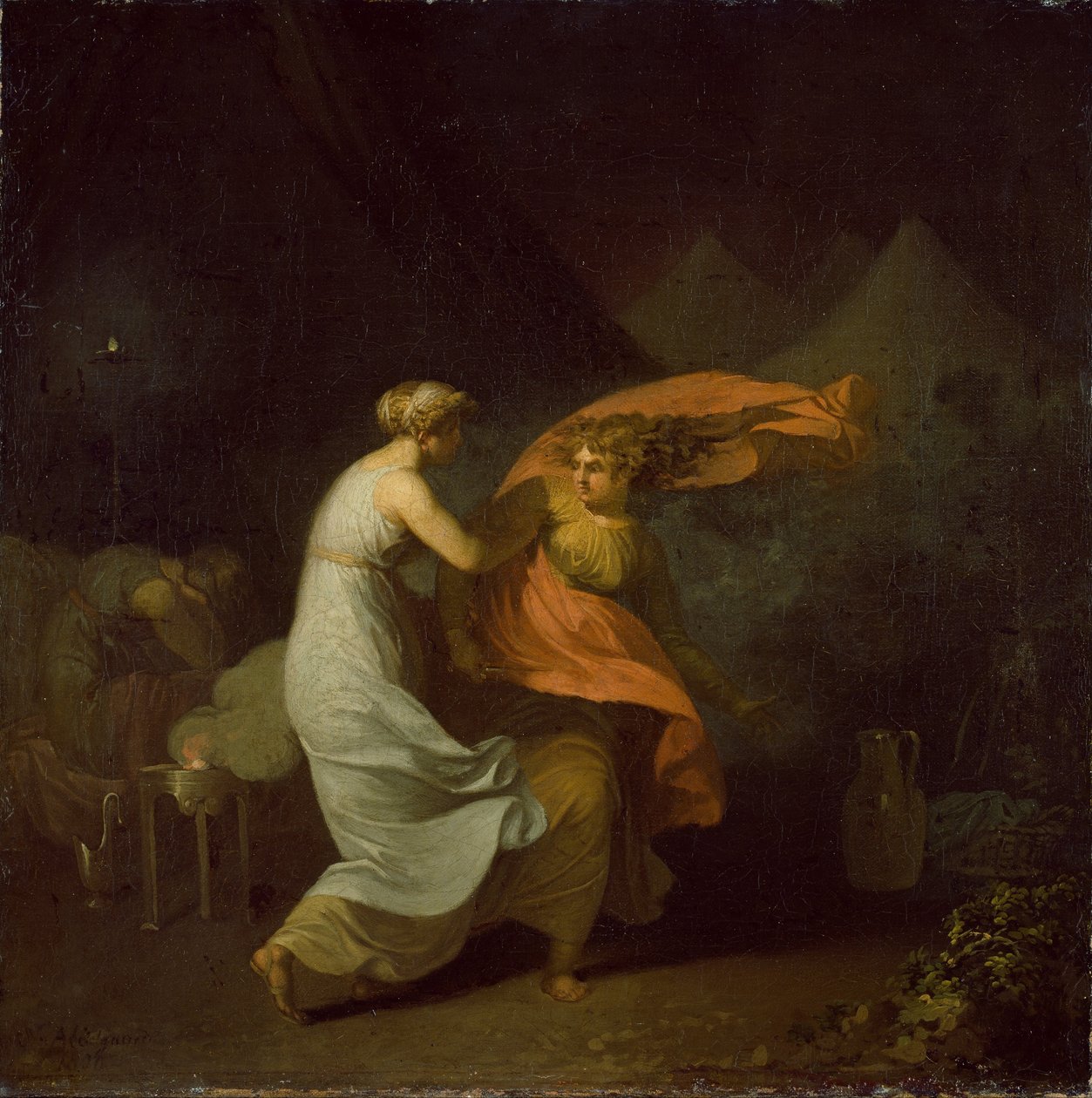 Julia og Fulvia av Nicolai Abildgaard