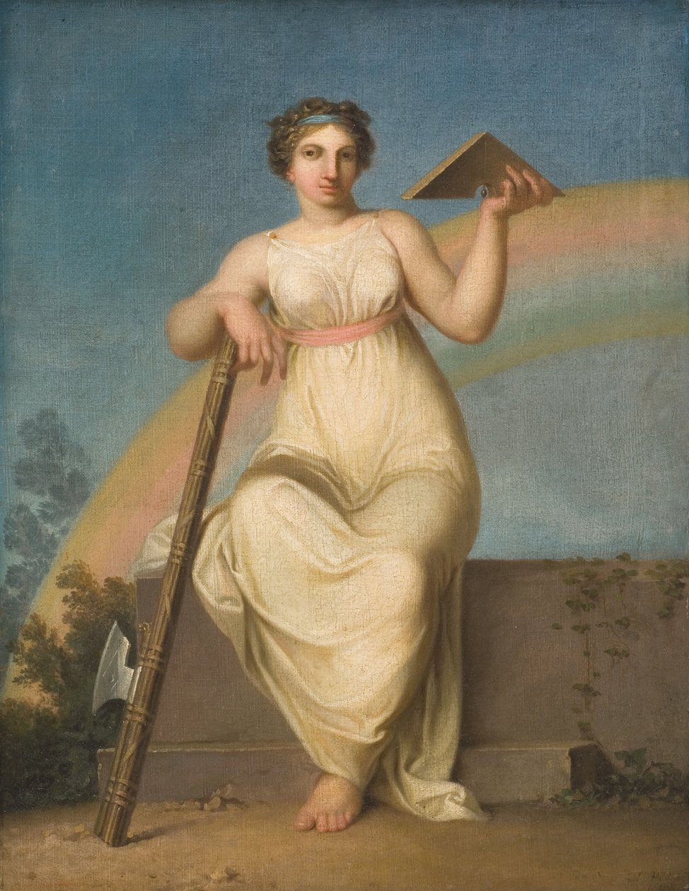 Rettsvitenskap. Allegorisk figur av Nicolai Abildgaard