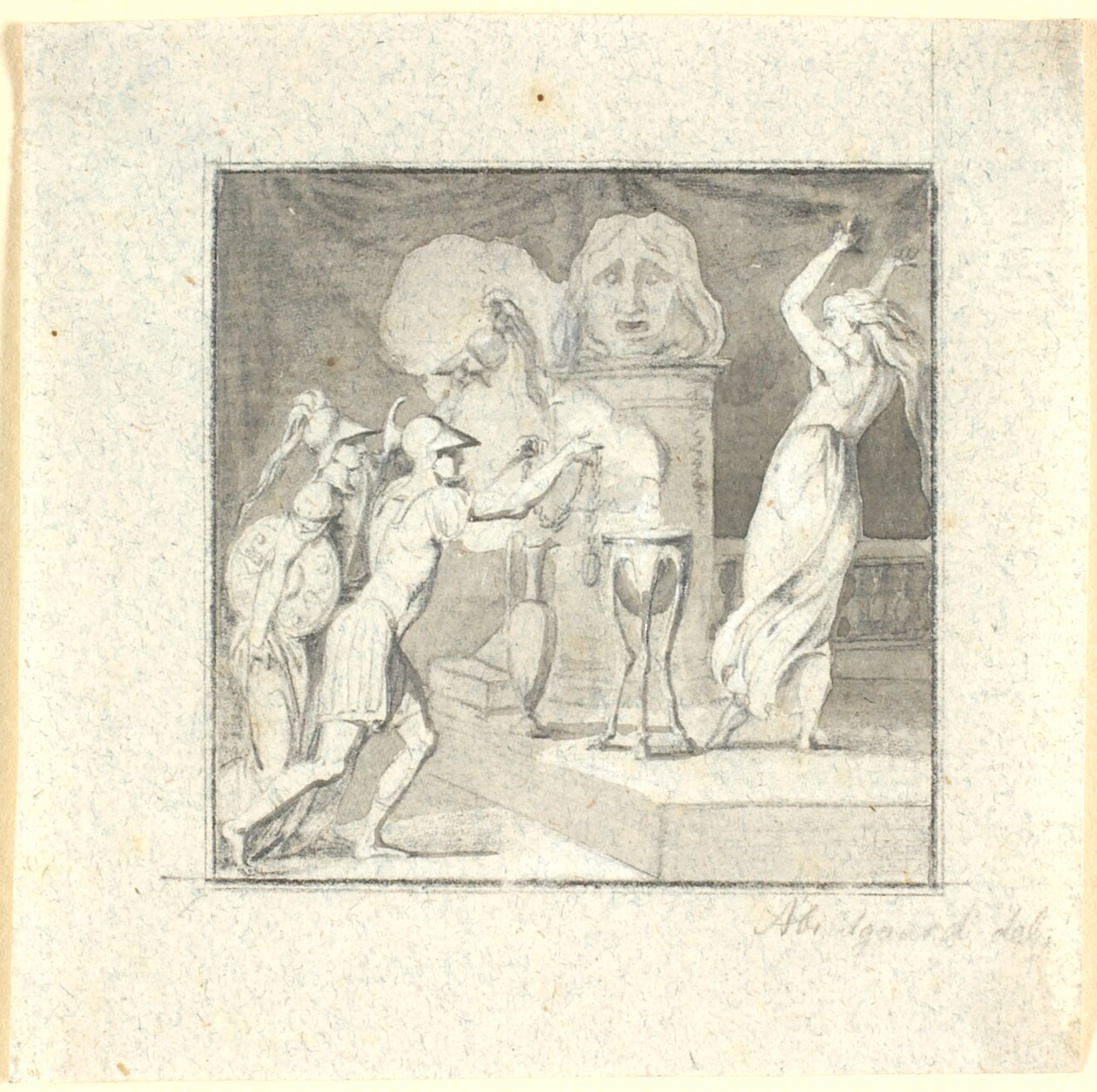 Tilbudsscene av Nicolai Abildgaard