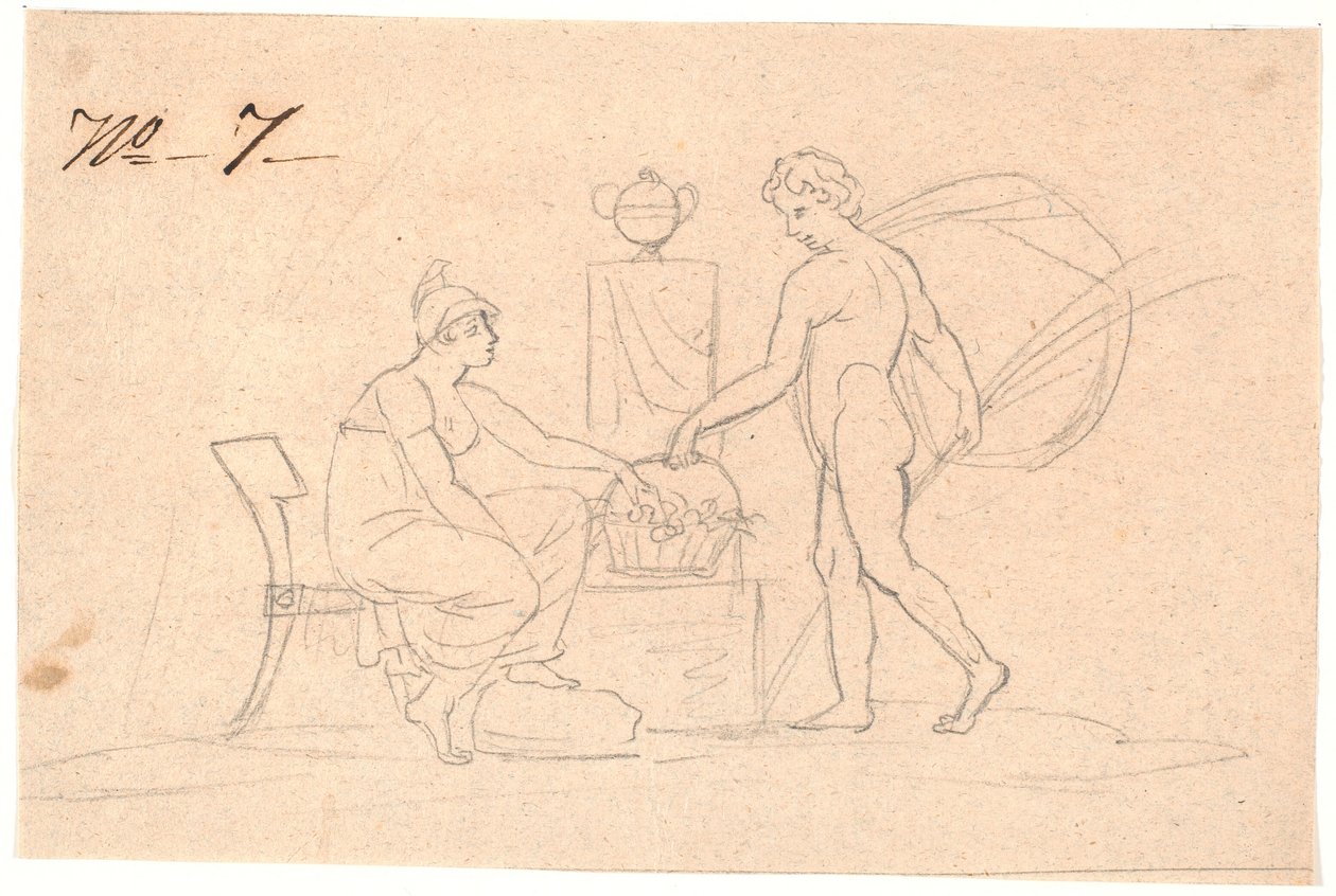 To figurer av Nicolai Abildgaard
