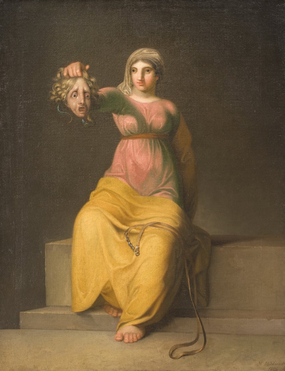 Teologi. Allegorisk figur, 1800. av Nicolai Abraham Abildgaard