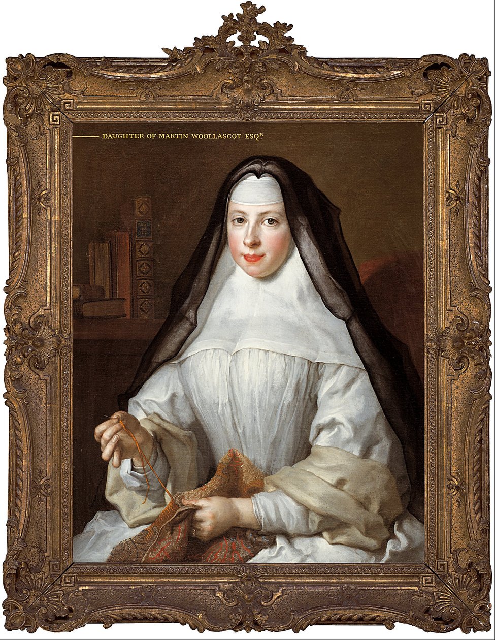 Frances Woollascott, en augustinsk nonne av Nicolas de Largillière
