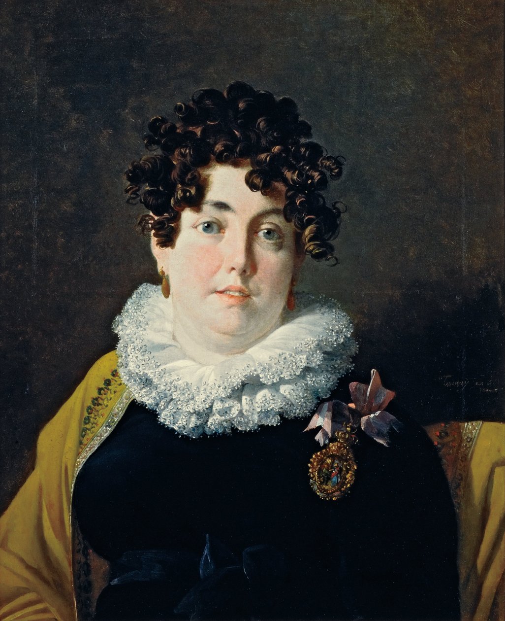 Portrett av Marquise of Belas av Nicolas Antoine Taunay