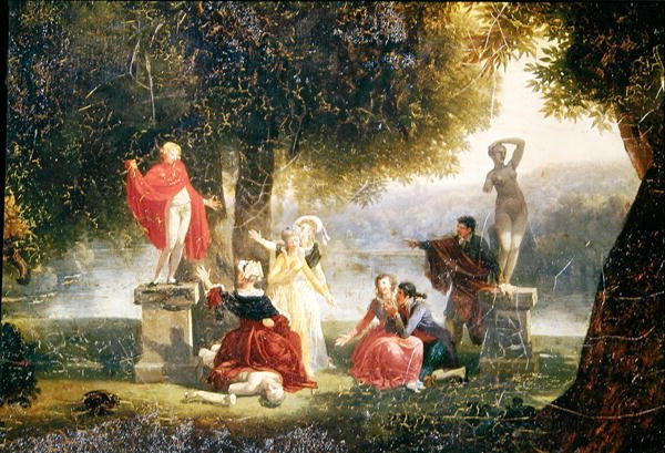 Statuen av kjærlighet av Nicolas Antoine Taunay