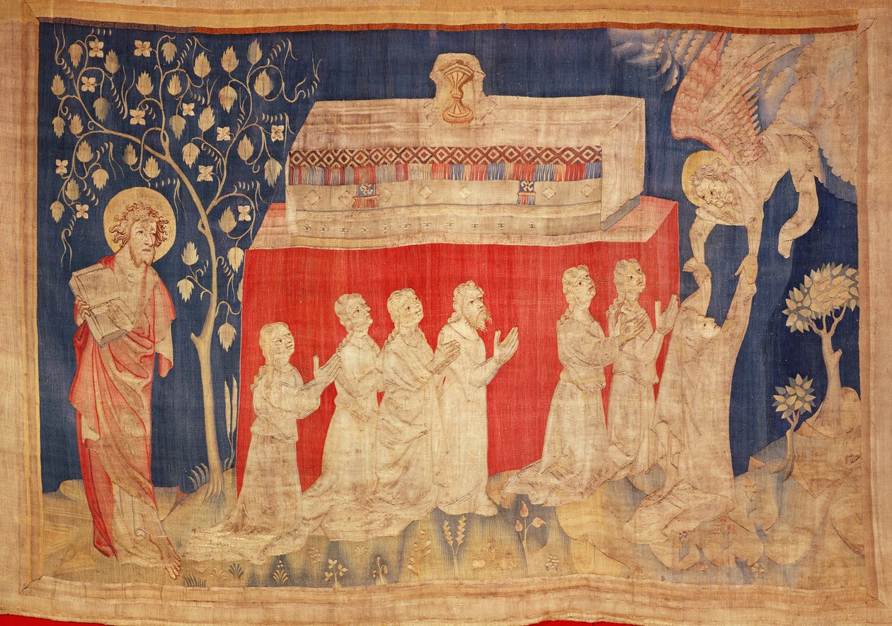Souls of the Martyrs, fra Apocalypse Tapestry of Angers, 1373-87 (teppe) av Nicolas Bataille