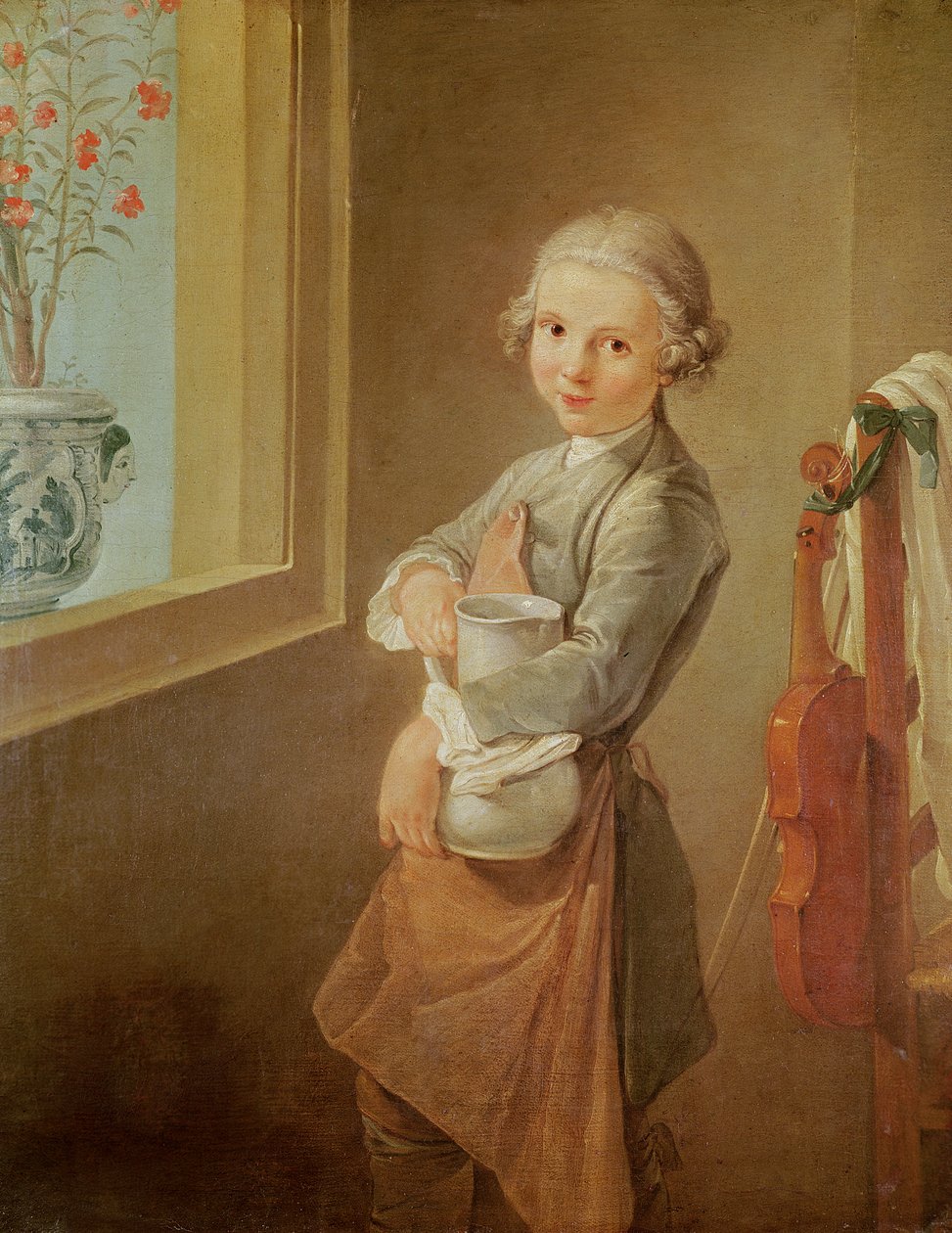 Den lille fiolinisten av Nicolas Bernard Lepicie