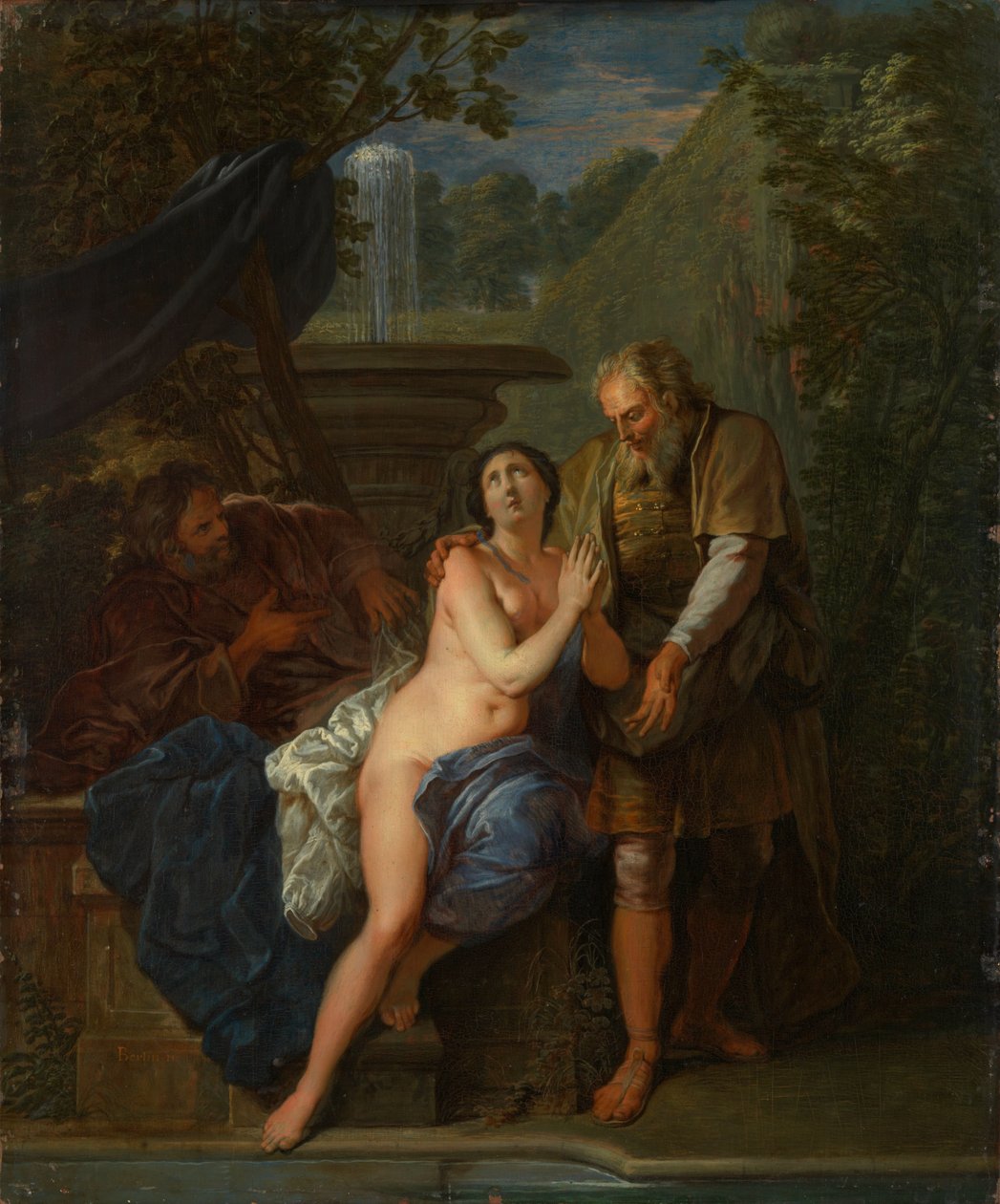 Susanna og de eldste av Nicolas Bertin