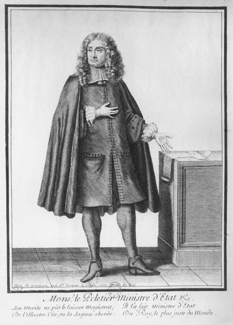 Claude Le Peletier av Nicolas Bonnart