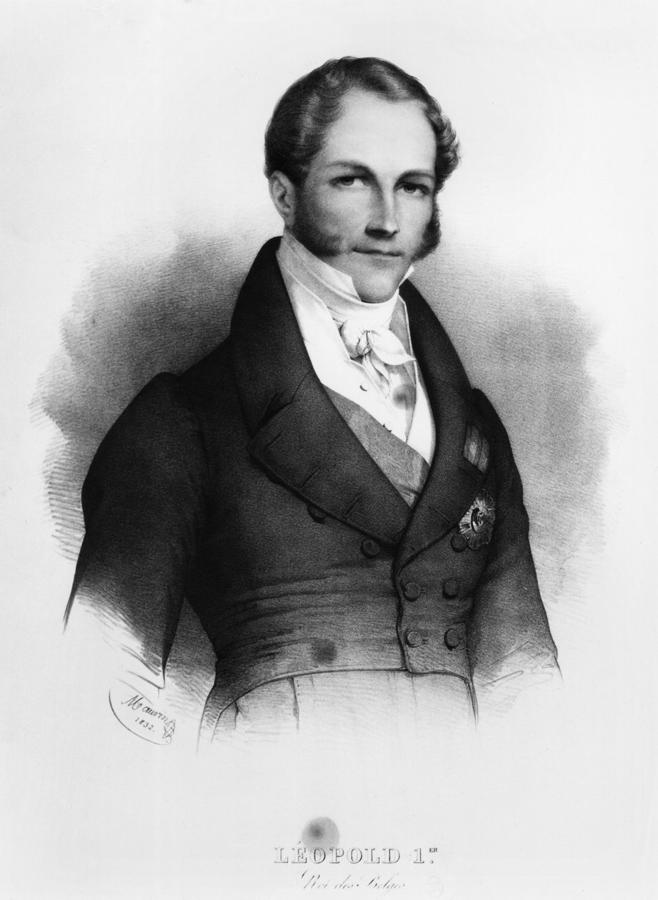 Portrett av Leopold I (1790-1865) av Saxe-Cobourg-Gotha, 1832 av Nicolas Eustache Maurin