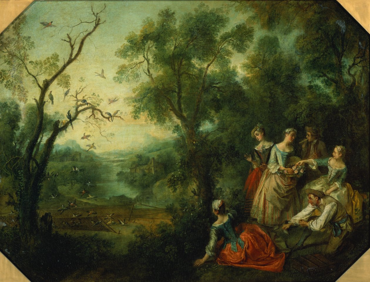 Våren, 1738 av Nicolas Lancret